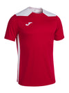 Joma Championship VI Short Sleeved T-Shirt - Red/White