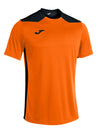 Joma Championship VI Short Sleeved T-Shirt - Bright Orange/Dark Navy