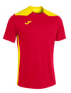 Joma Championship VI Short Sleeved T-Shirt - Red/Yellow