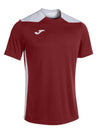 Joma Championship VI Short Sleeved T-Shirt - Burgundy/White