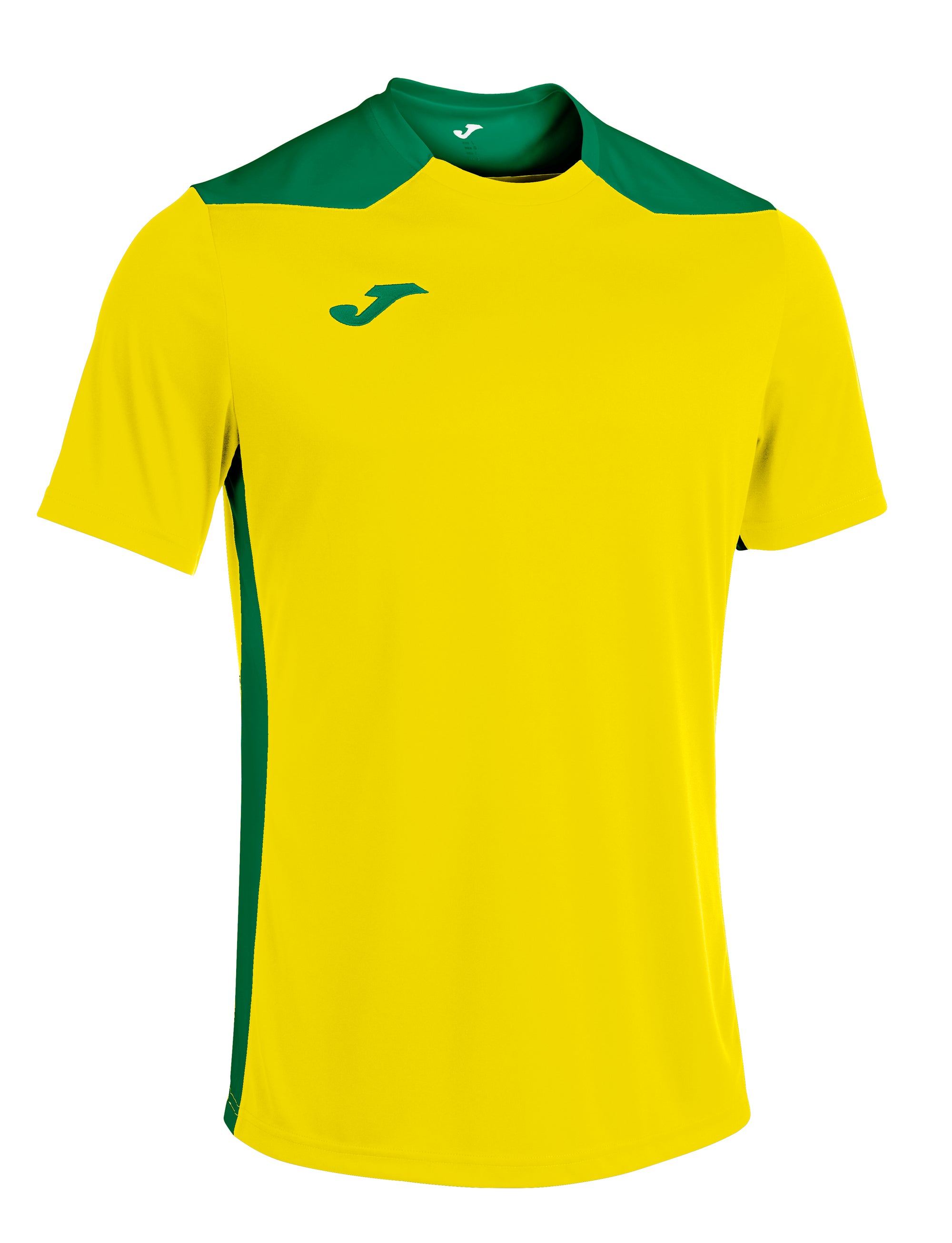 Joma Championship VI Short Sleeved T-Shirt - Yellow/Green Medium