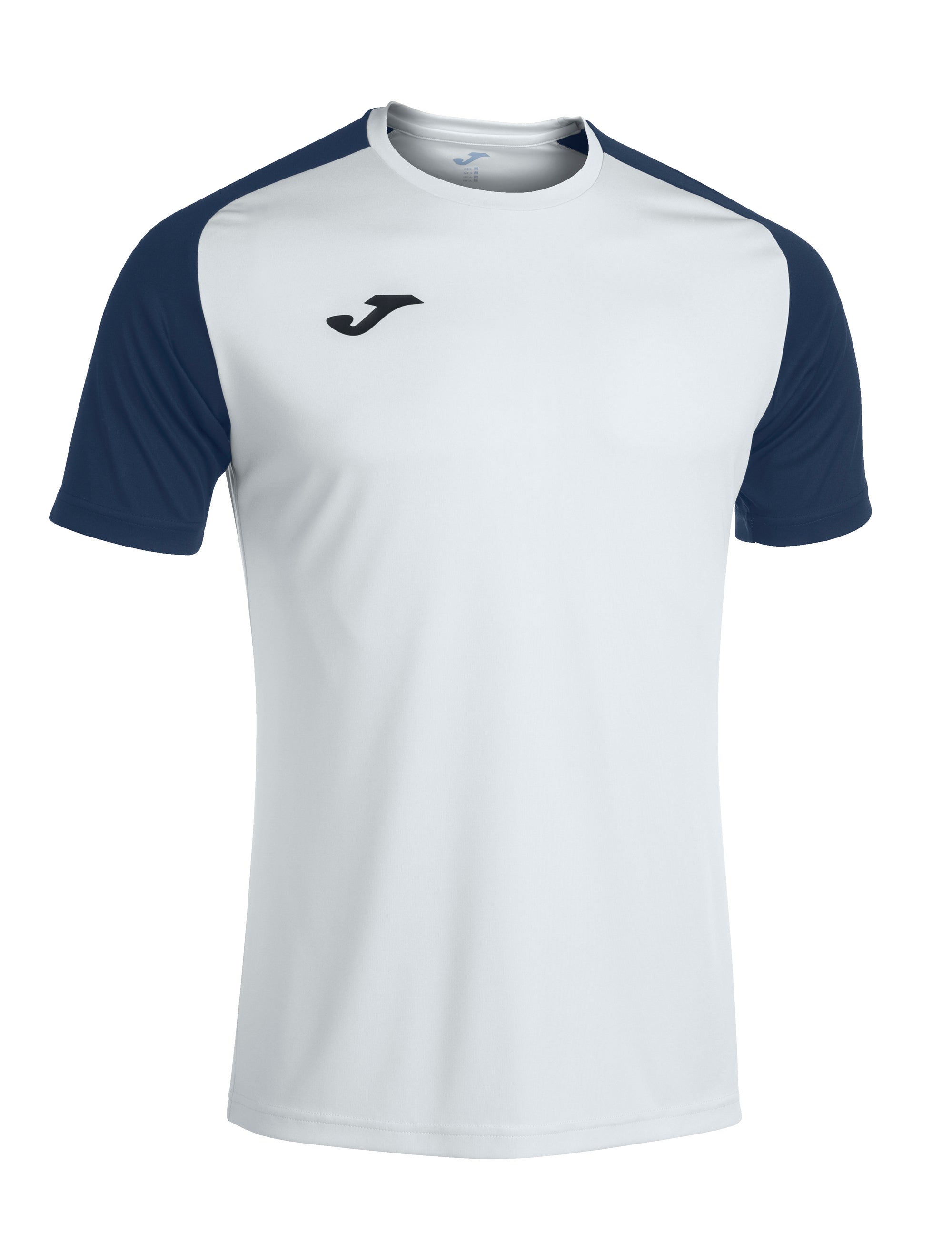 Joma Academy IV Short Sleeved T-Shirt - White/Dark Navy