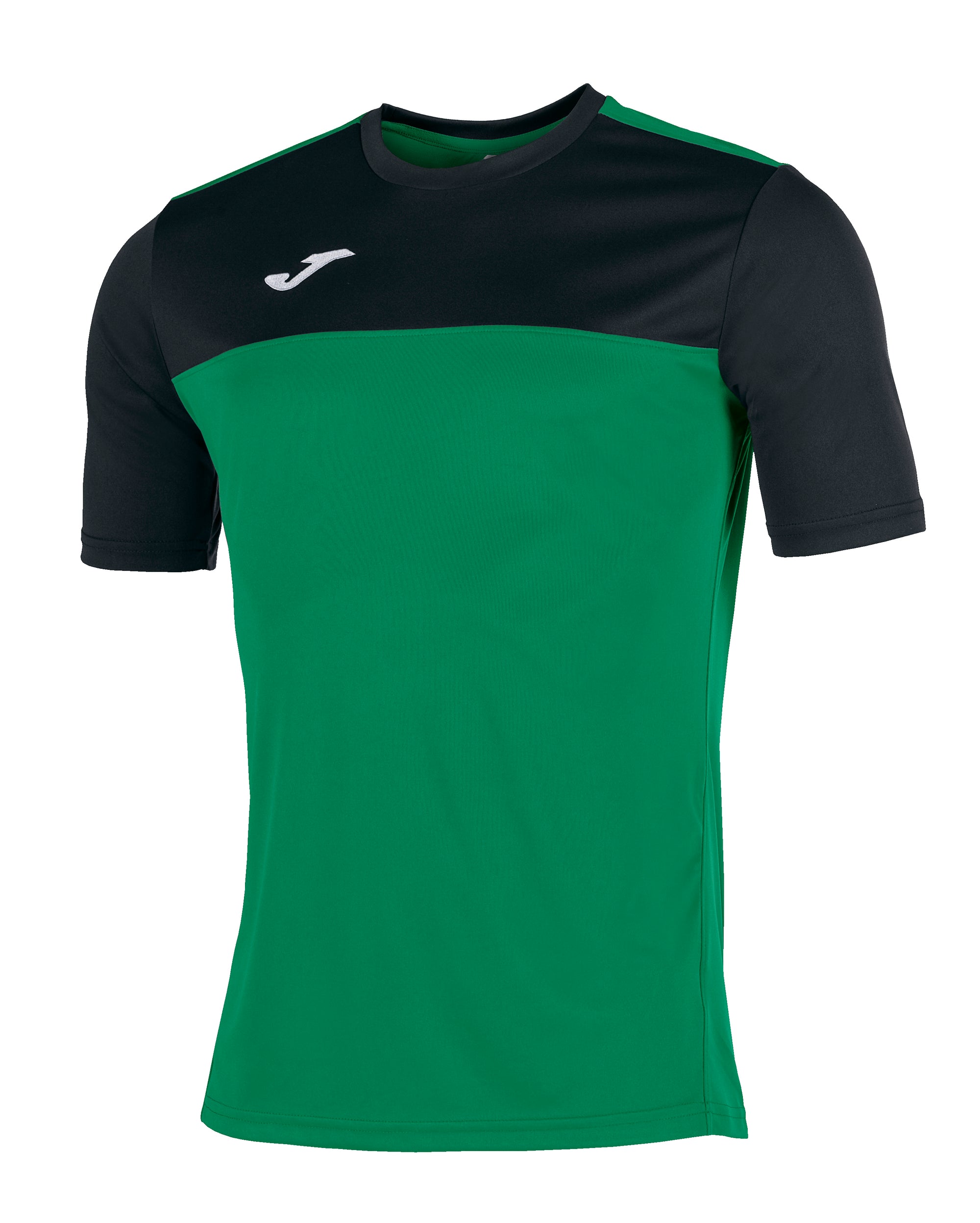Joma Winner Short Sleeved T-Shirt - Green Medium/Black