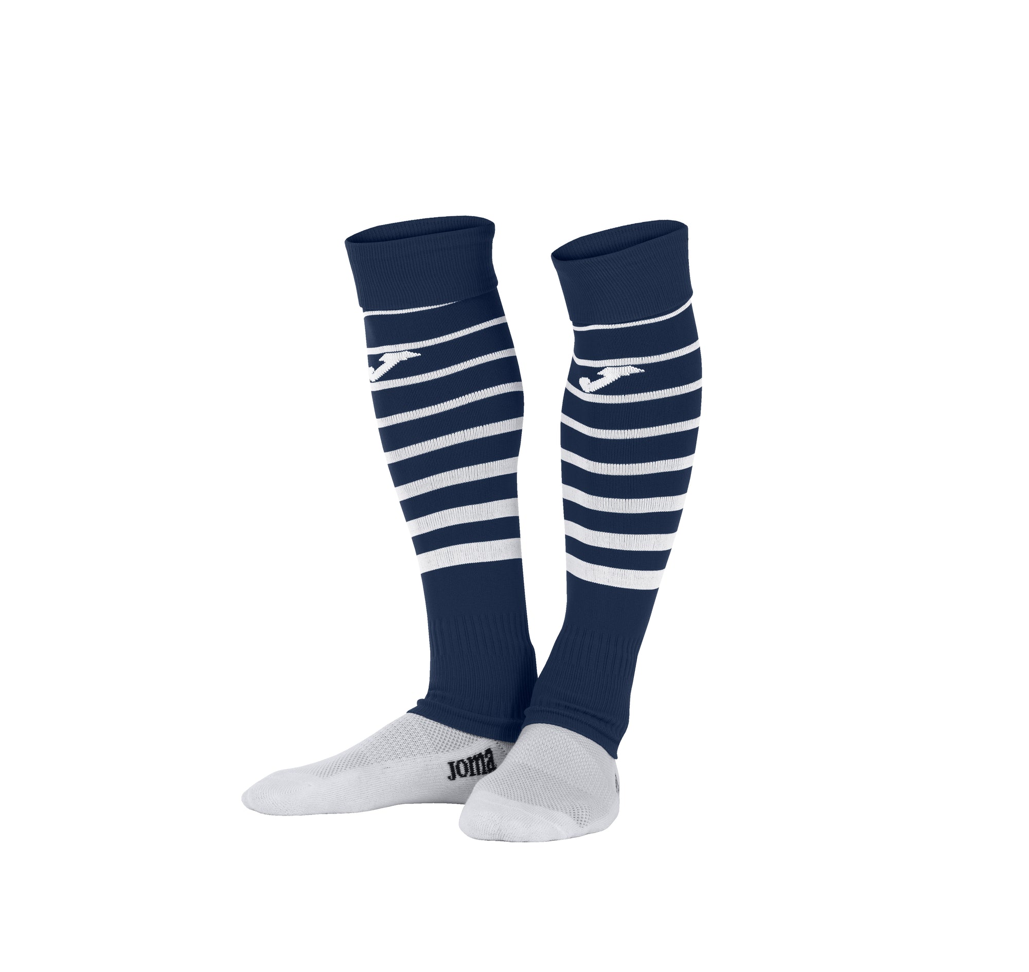 Joma Premier II Sock Leg - Dark Navy/White