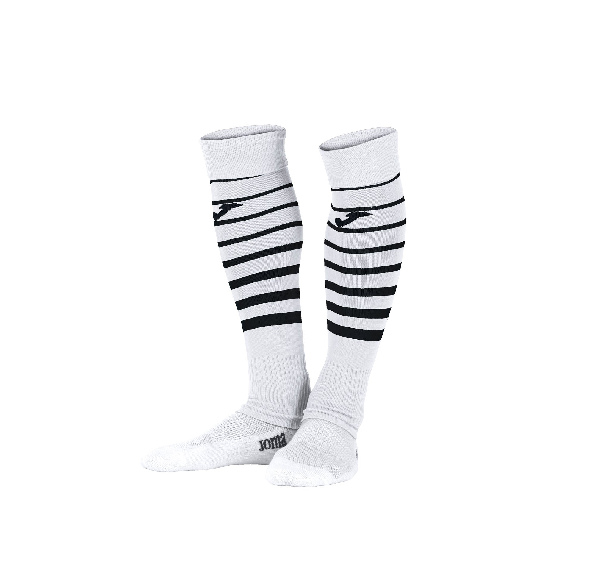 Joma Premier II Sock Leg - White/Black