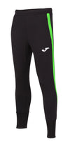 Joma Advanced Long Pant - Black/Fluor Green