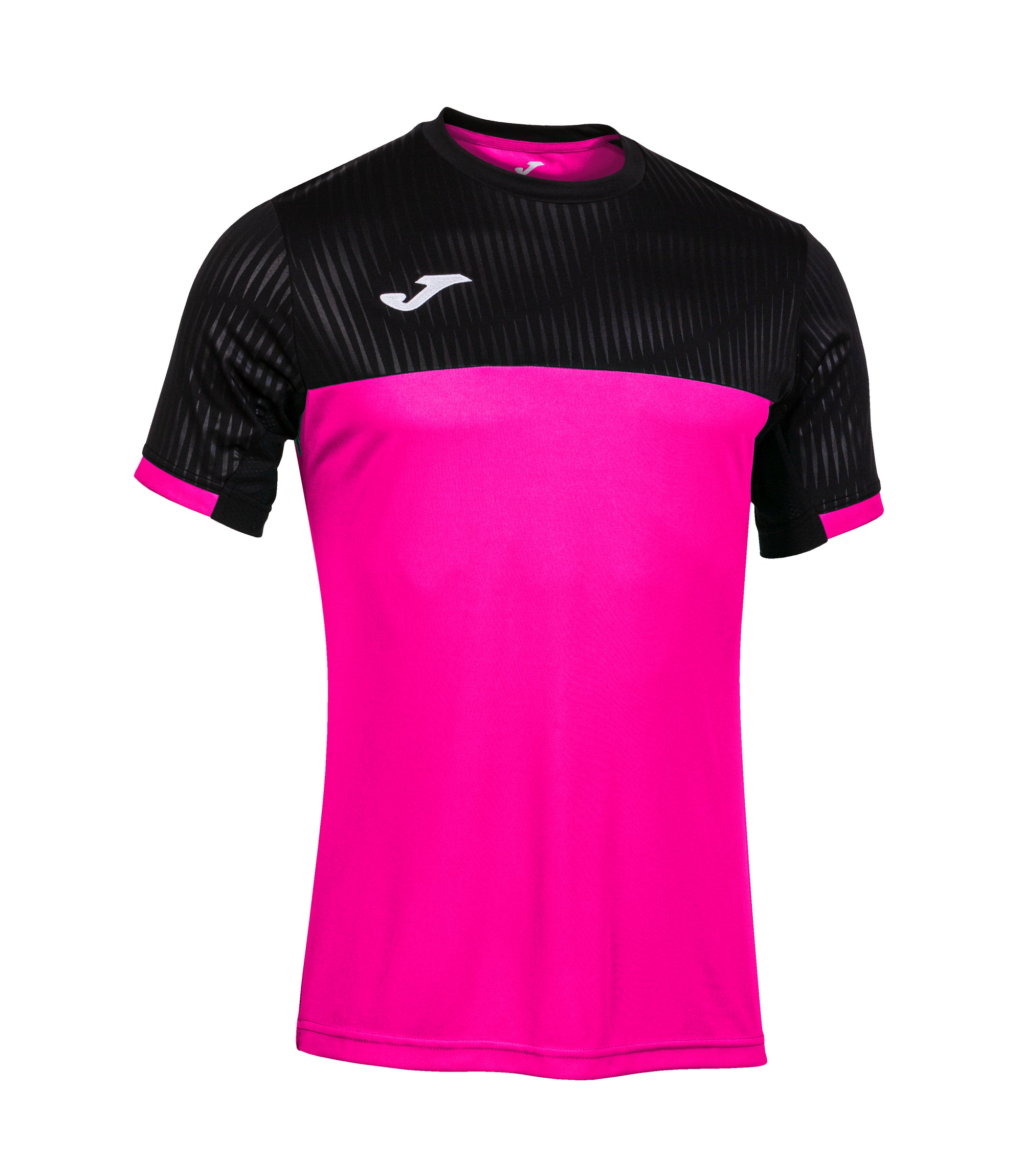 Joma Montreal Short Sleeve T-Shirt - Pink Fluor/Black
