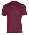 Joma Combi Short Sleeved T-Shirt - Burgundy