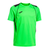 Joma Championship VII Short Sleeve T-Shirt - Green Fluor/Black