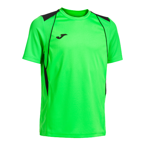 Joma Championship VII Short Sleeve T-Shirt - Green Fluor/Black