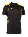 Joma Championship VII Short Sleeve T-Shirt - Black/Yellow