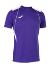 Joma Championship VII Short Sleeve T-Shirt - Violet/White