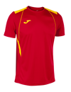 Joma Championship VII Short Sleeve T-Shirt - Red/Yellow
