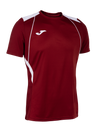 Joma Championship VII Short Sleeve T-Shirt - Ruby/White
