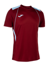 Joma Championship VII Short Sleeve T-Shirt - Ruby/Sky