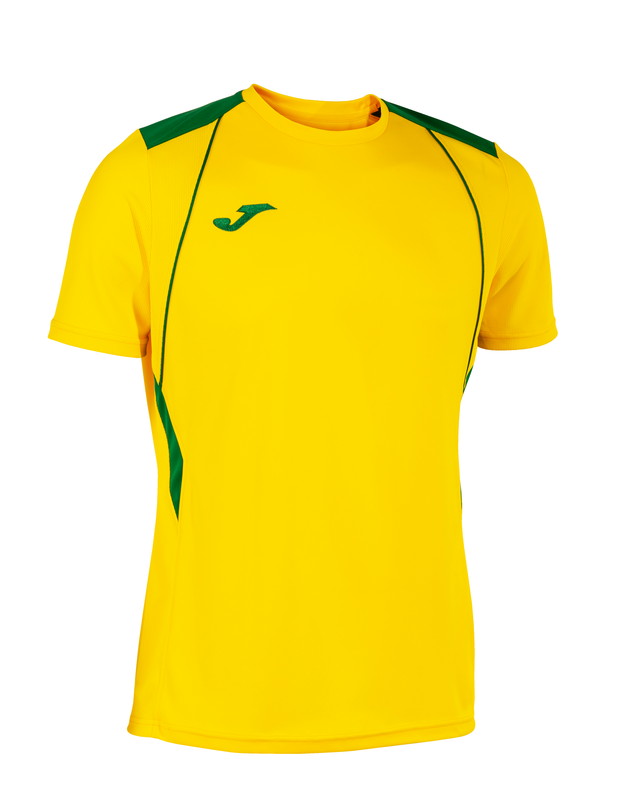 Joma Championship VII Short Sleeve T-Shirt - Yellow/Green Medium