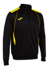 Joma Championship VII Half Zip Sweat - Black/Yellow