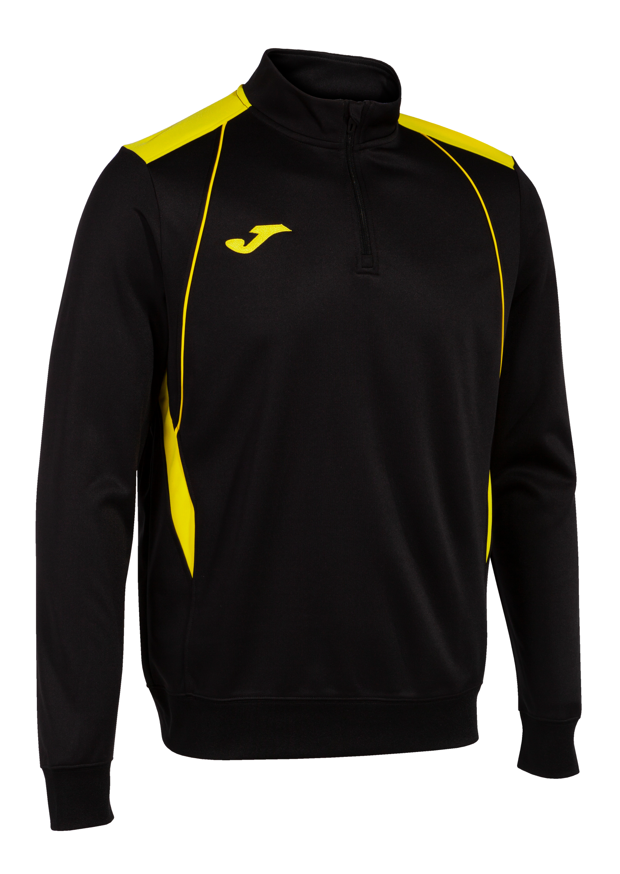 Joma Championship VII Half Zip Sweat - Black/Yellow