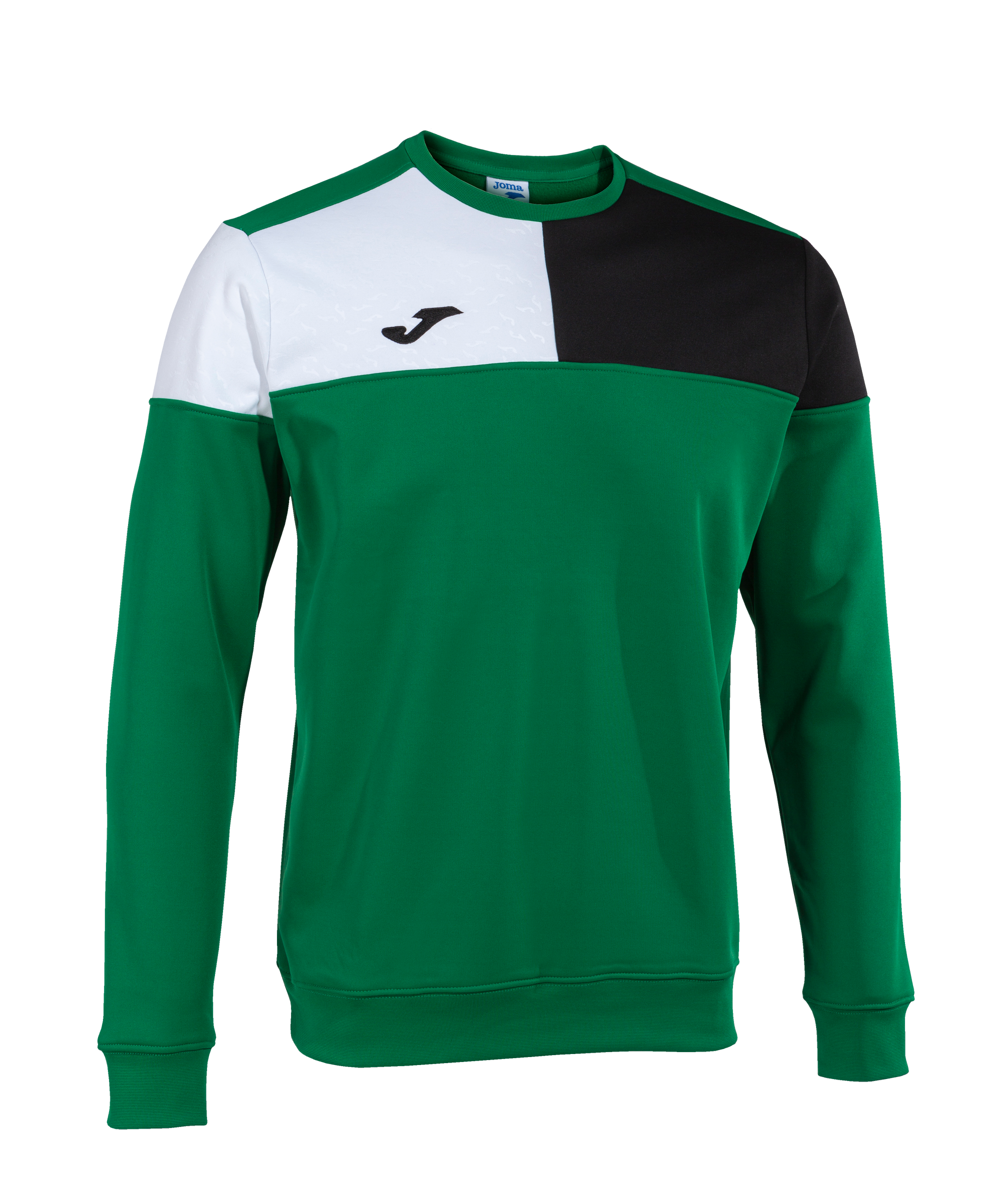 Joma Crew V Sweatshirt - Green Medium/Black/White