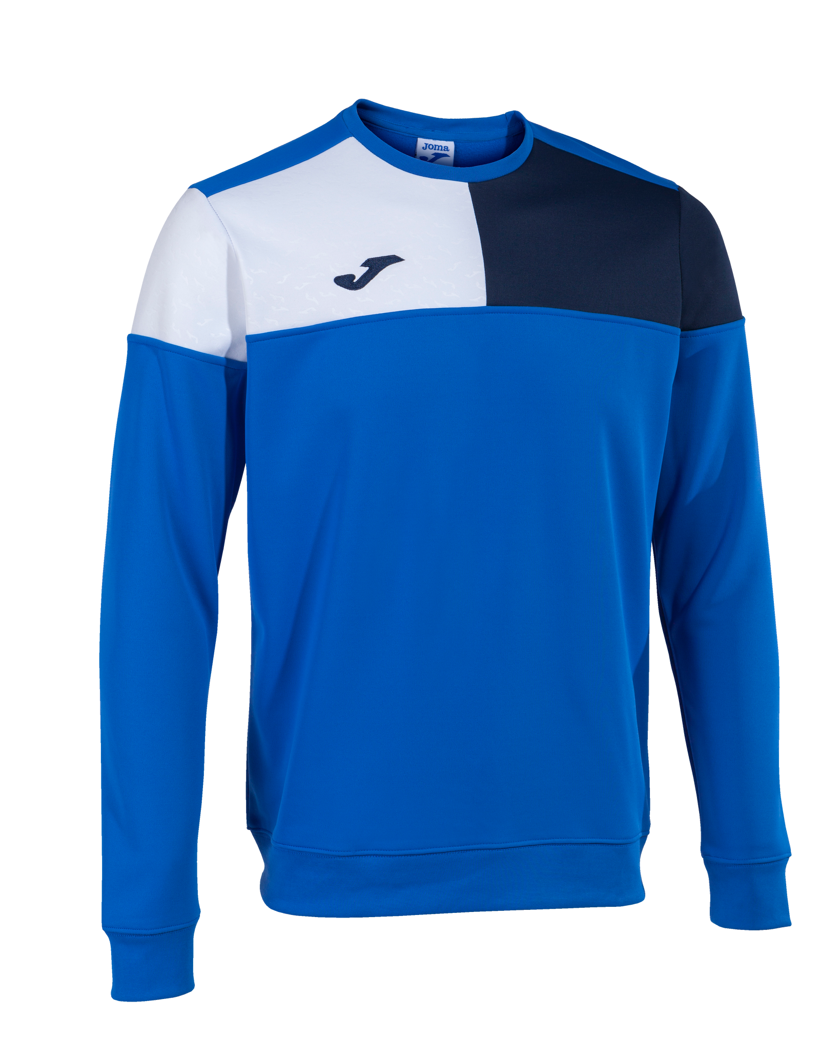 Joma Crew V Sweatshirt - Royal Blue/Dark Navy/White