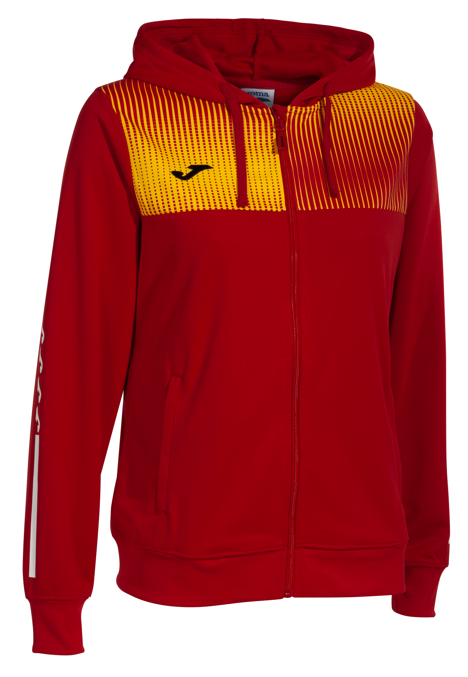 Joma Eco-Supernova Hoodie - Red/Yellow