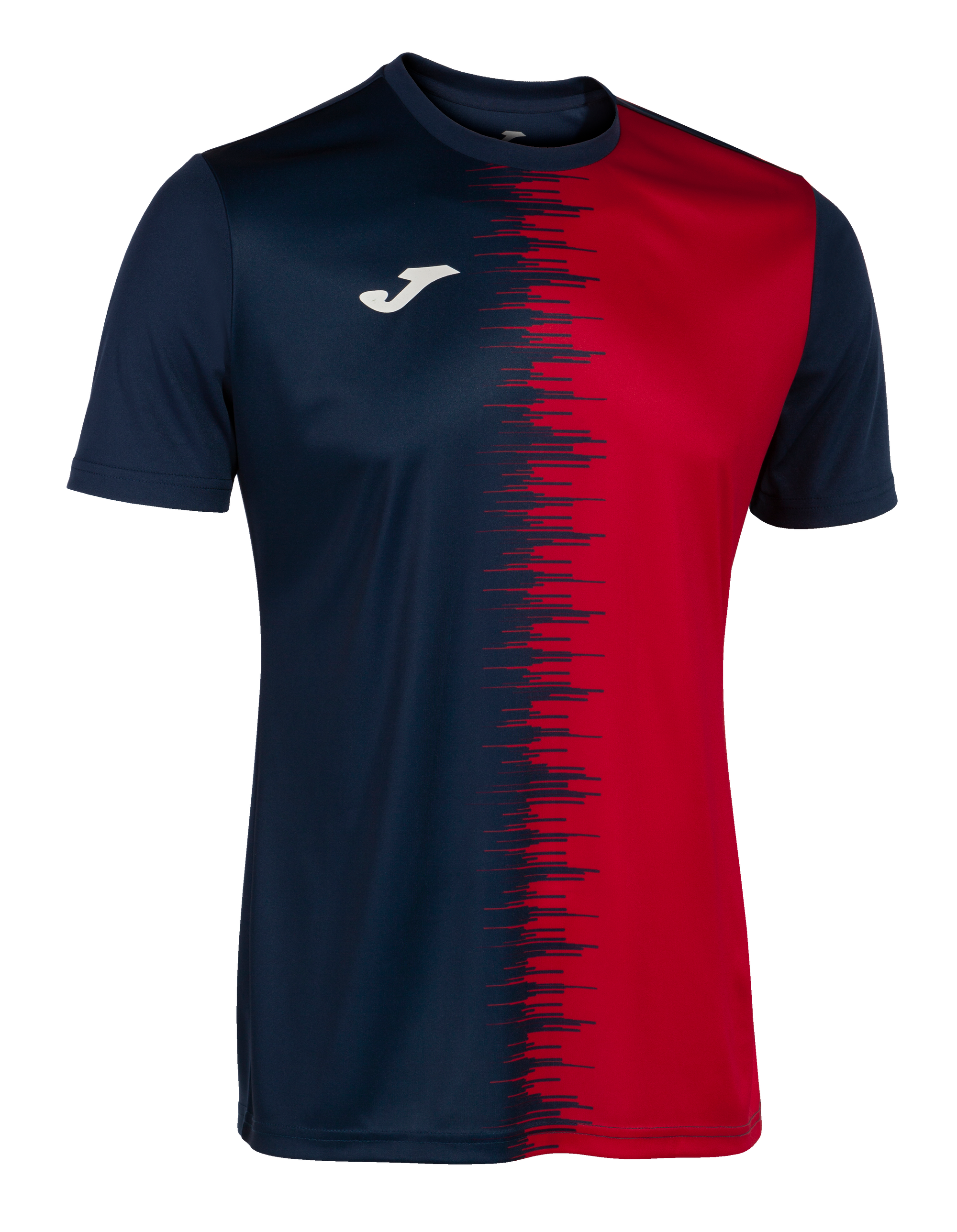 Joma City II Short Sleeve T-Shirt - Dark Navy/Red