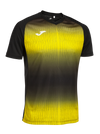 Joma Tiger V Short Sleeve T-Shirt - Black/Yellow
