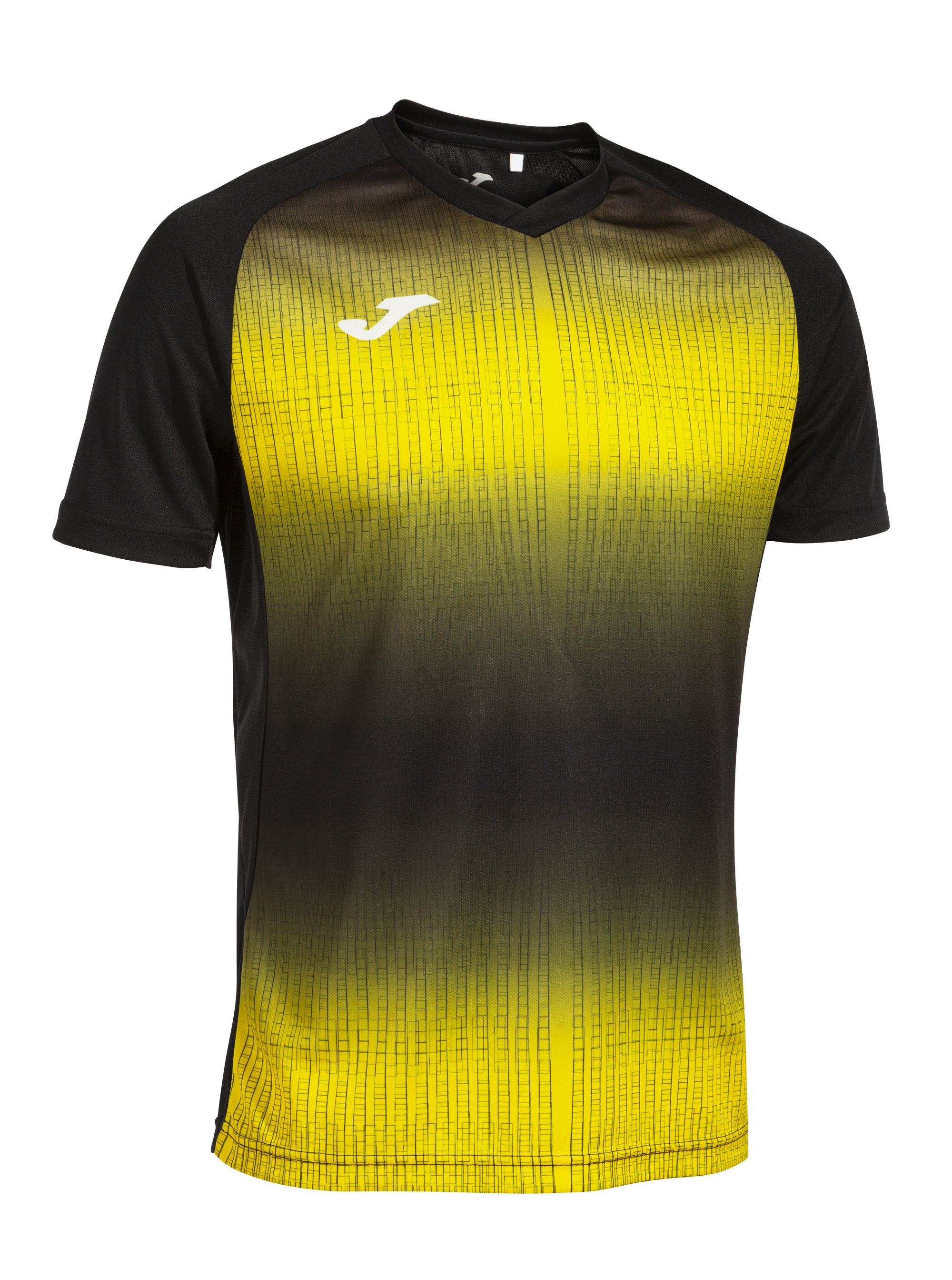 Joma Tiger V Short Sleeve T-Shirt - Black/Yellow
