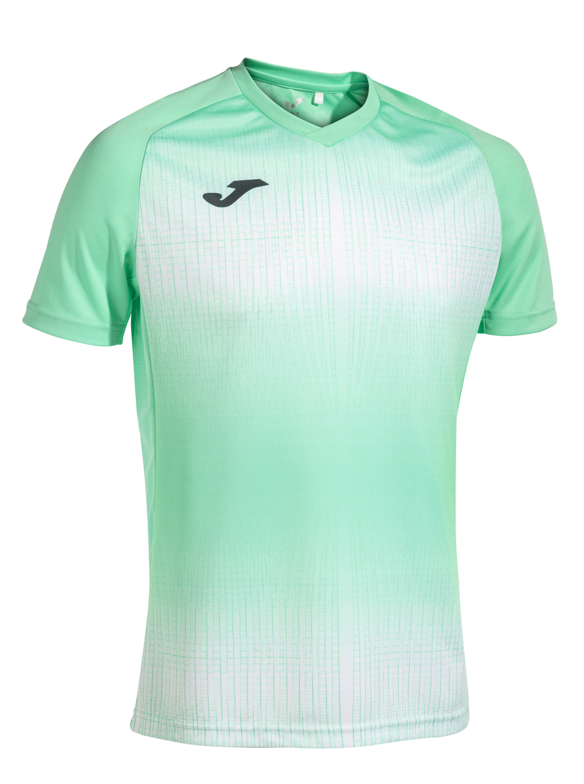 Joma Tiger V Short Sleeve T-Shirt - Soft Green/White