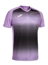 Joma Tiger V Short Sleeve T-Shirt - Violet/Black