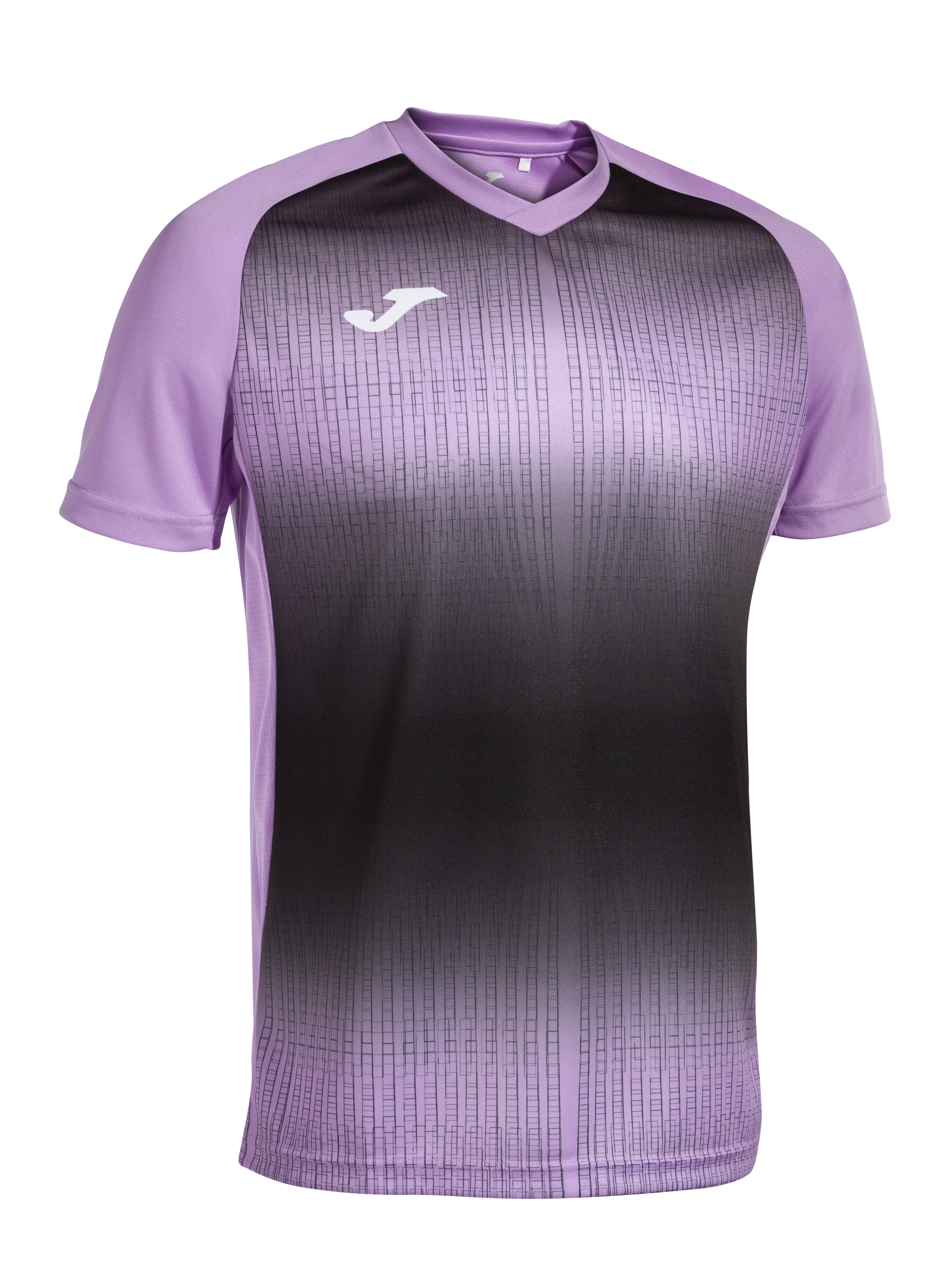Joma Tiger V Short Sleeve T-Shirt - Violet/Black