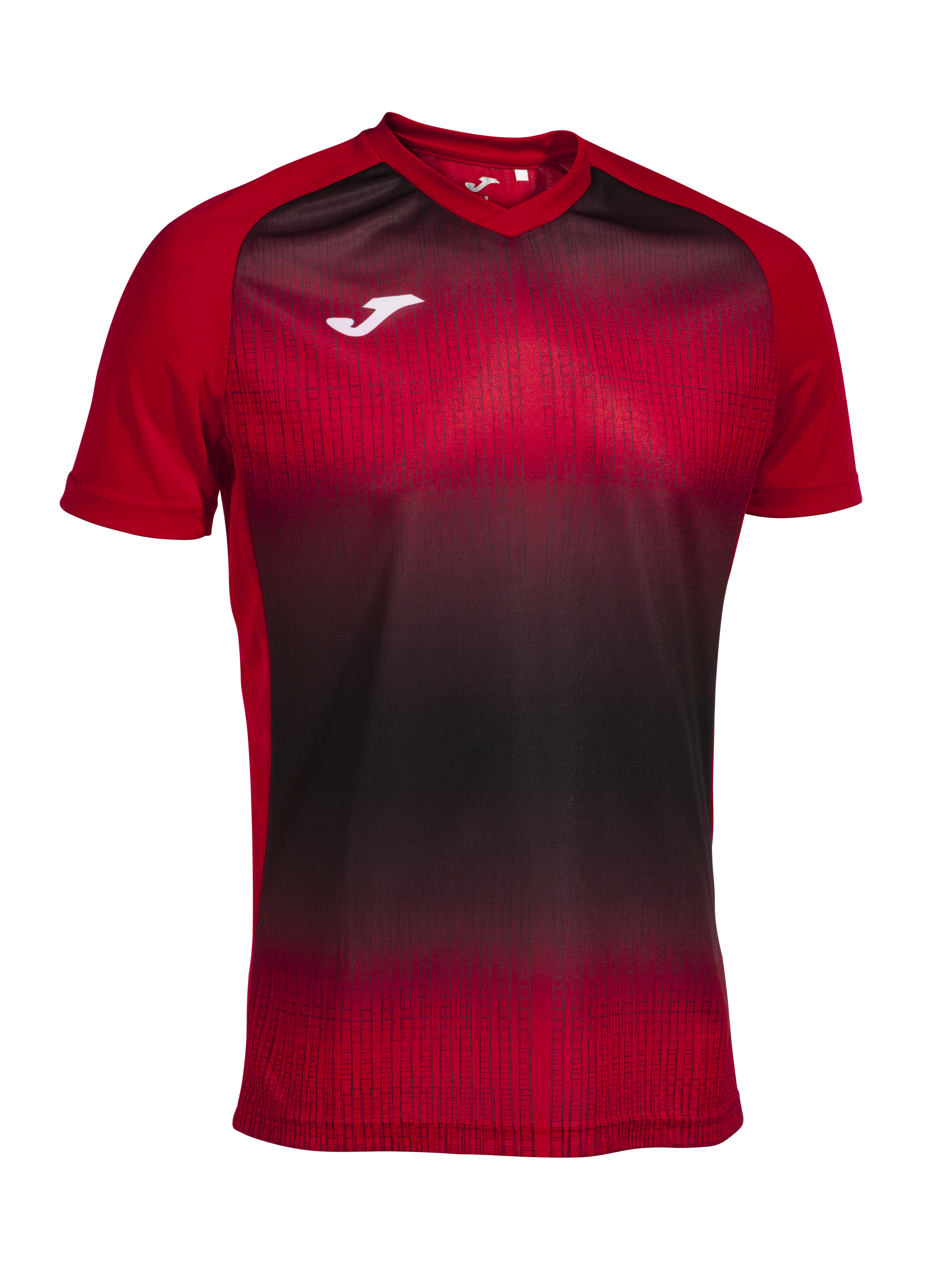 Joma Tiger V Short Sleeve T-Shirt - Red/Black