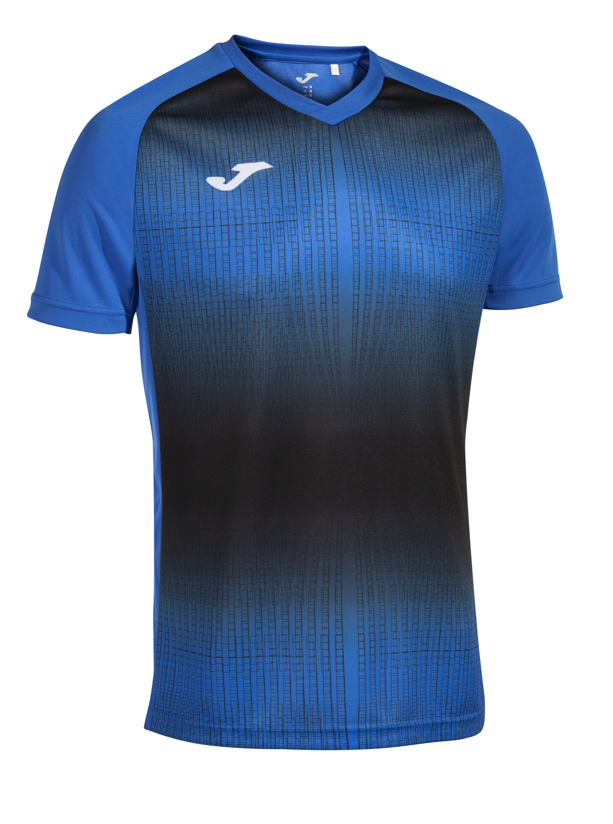 Joma Tiger V Short Sleeve T-Shirt - Royal Blue/Black