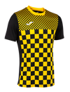 Joma Flag III Short Sleeve T-Shirt - Black/Yellow