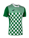 Joma Flag III Short Sleeve T-Shirt - Green/White