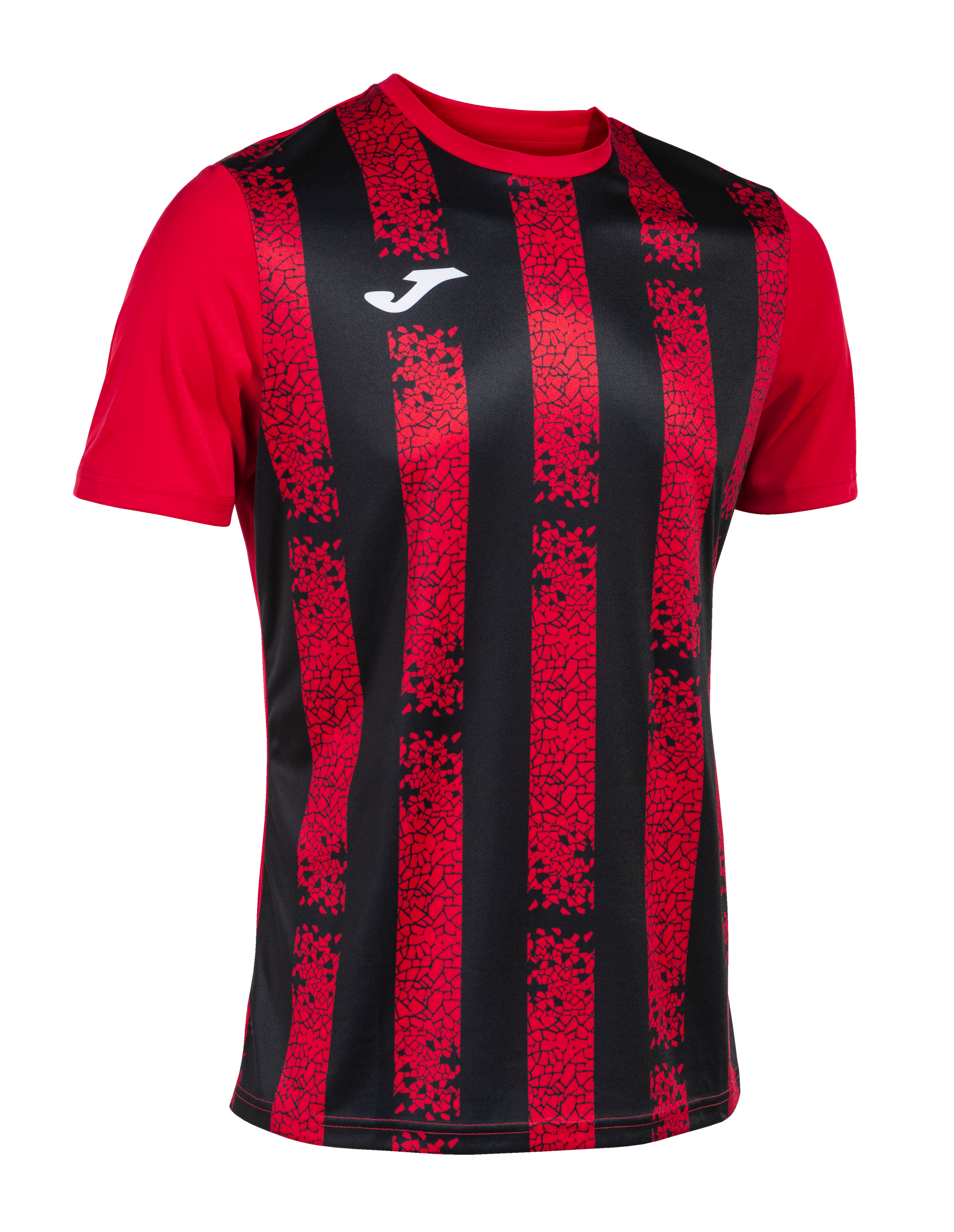 Joma Inter III Short Sleeve T-Shirt - Red/Black