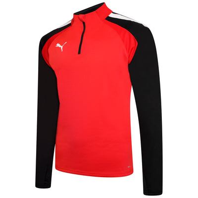 Puma TeamLIGA Training 1/4 Zip Top - Red/Black