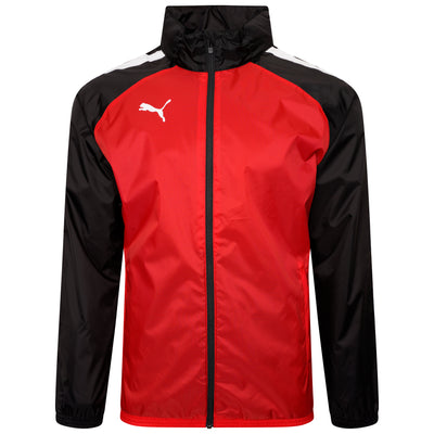 Puma TeamLIGA Training Rain Jacket - Red/Black