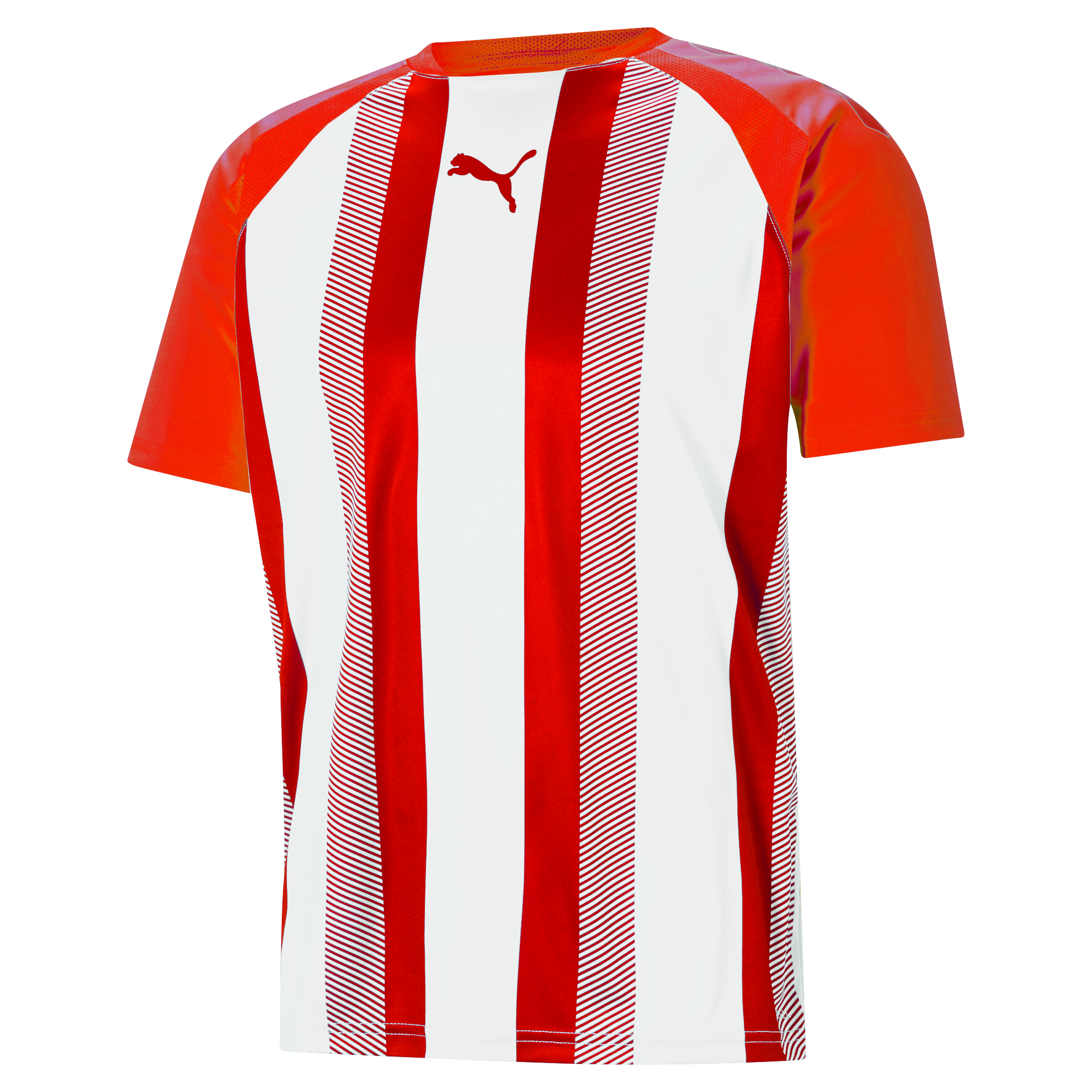 Puma Team Liga Stiped Jersey - Red/White