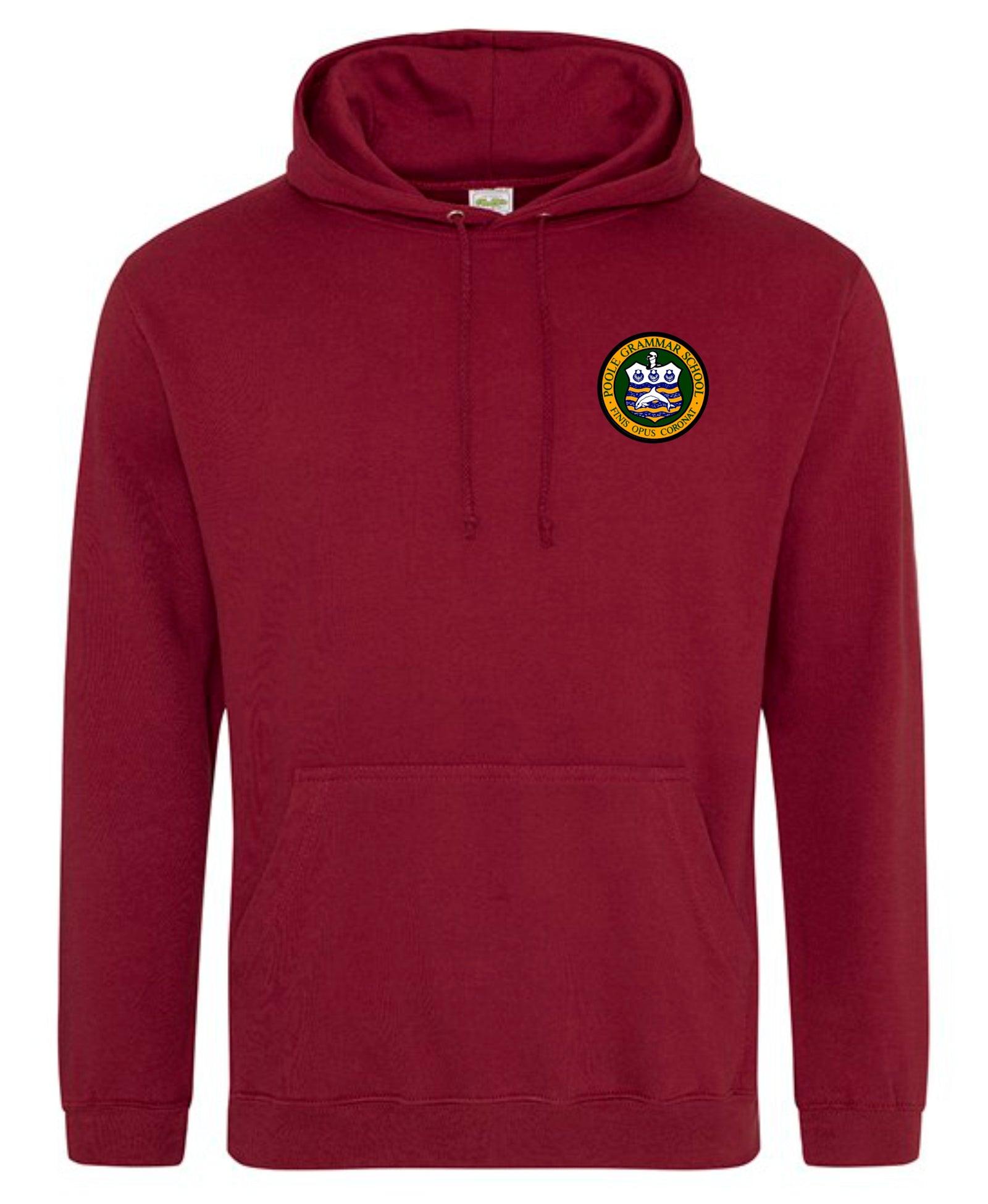 Poole Grammar School 6th Form - 2023 Leavers Hoody - Burgundy