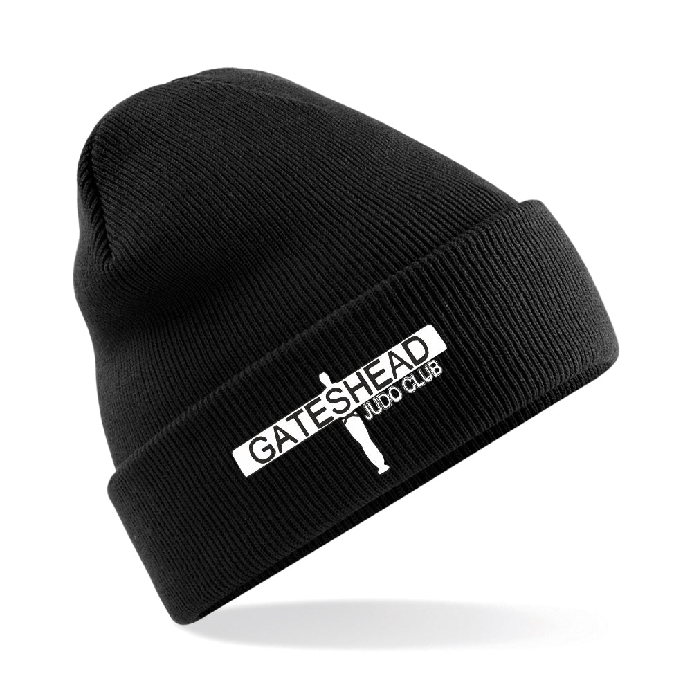 Gateshead Judo Club - Cuffed Beanie - Black