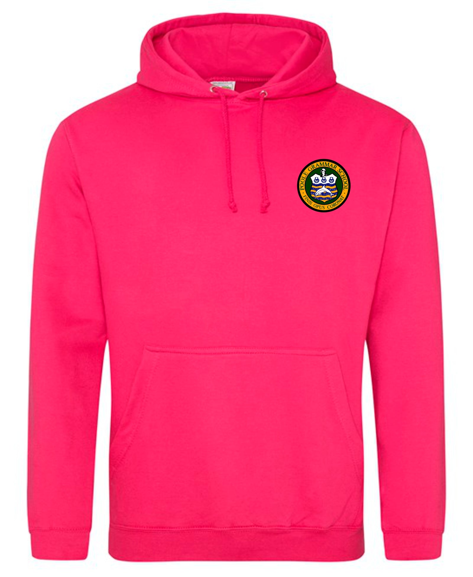 Poole Grammar School 6th Form - 2023 Leavers Hoody - Hot Pink