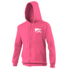 Poole Yacht Club - Youth Zipped Hoody - Hot Pink