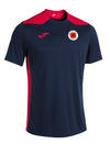 Poppies Player - Joma Championship VI Short Sleeved T-Shirt - Dark Navy/Red