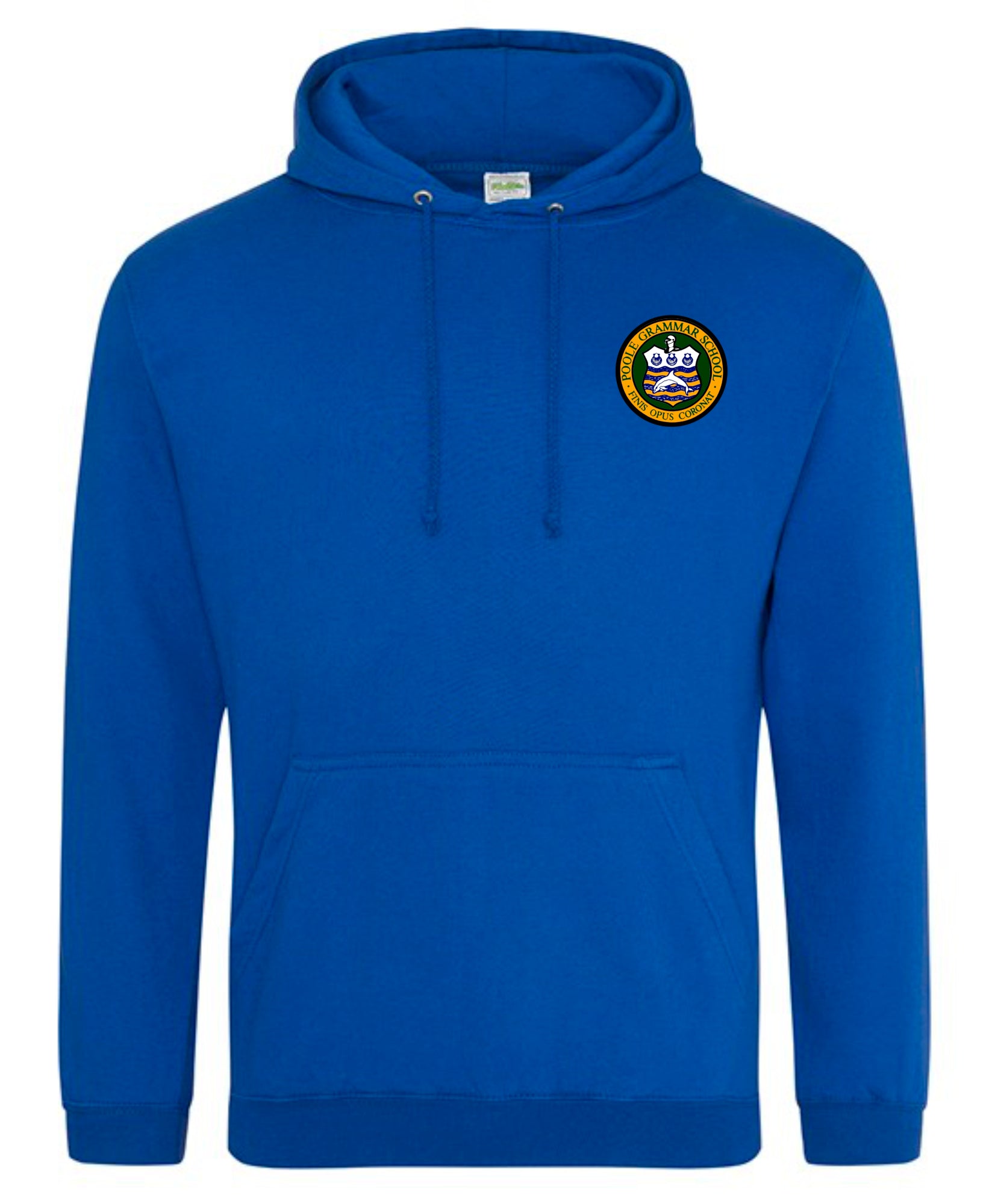 Poole Grammar School 6th Form 2023 Leavers Hoody Royal Blue