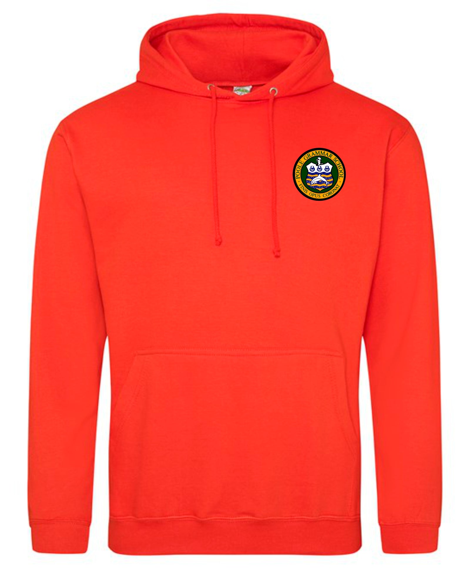 Poole Grammar School 6th Form - 2023 Leavers Hoody - Sunset Orange