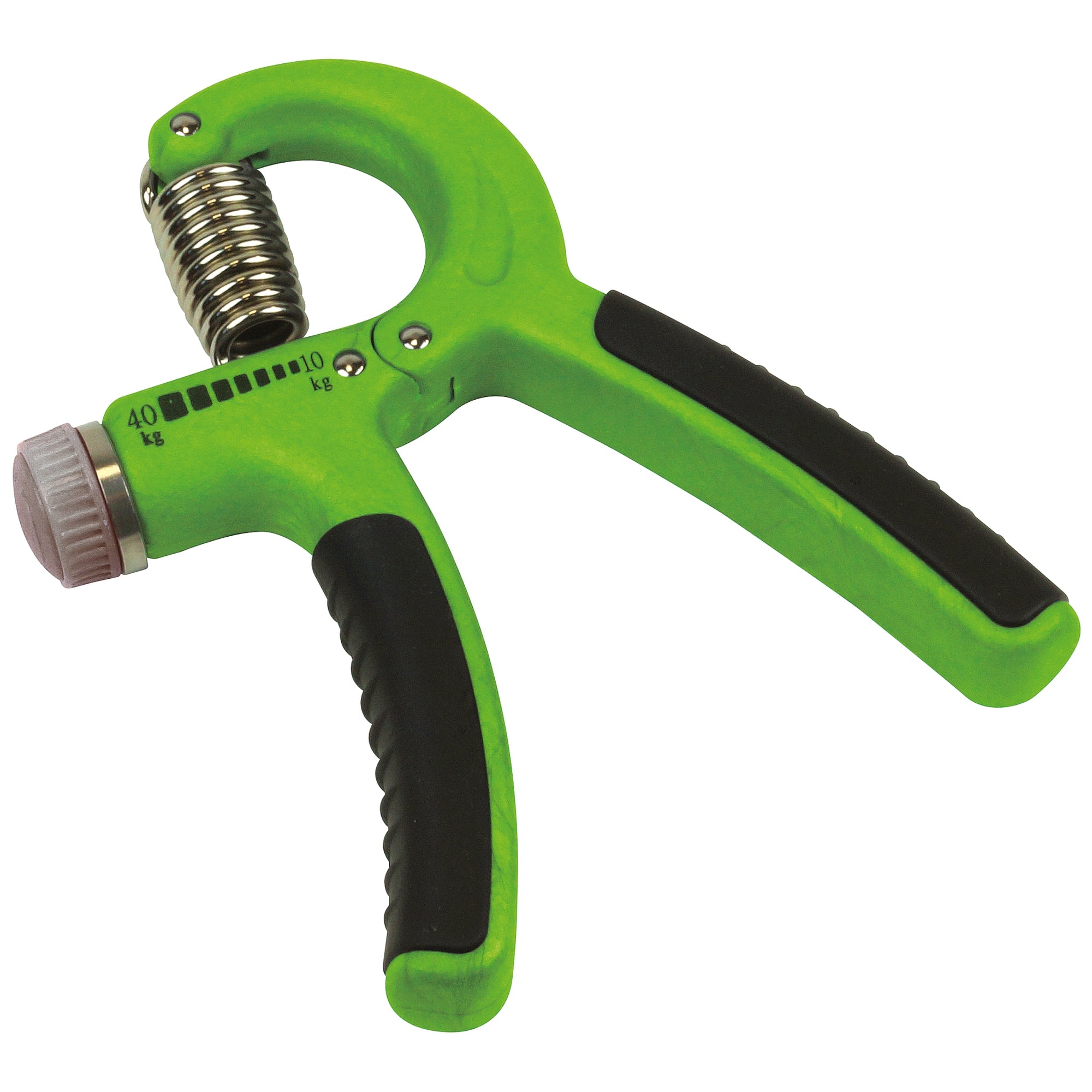 UFE Adjustable Spring Grip in green with black grip sections