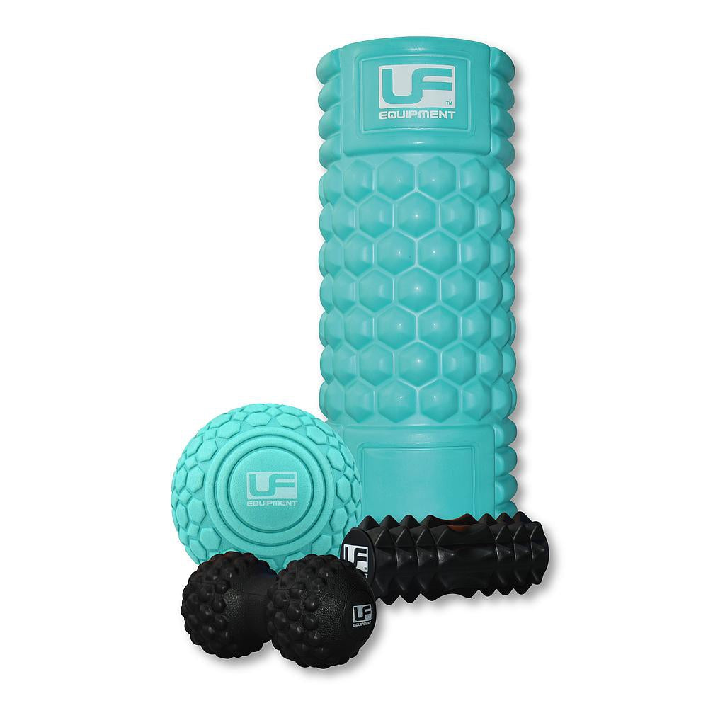 UFE 4 PieceMAssage Set in turquoise and black