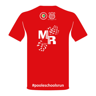 Muddy Runners - Sport Relief - T-Shirt - Fire Red (Schools I-O)