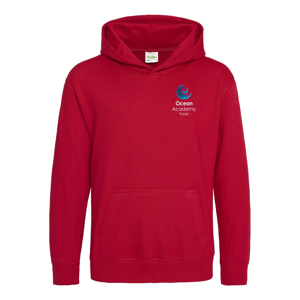 Ocean Academy School Leavers Hoody 2025 - Fire Red